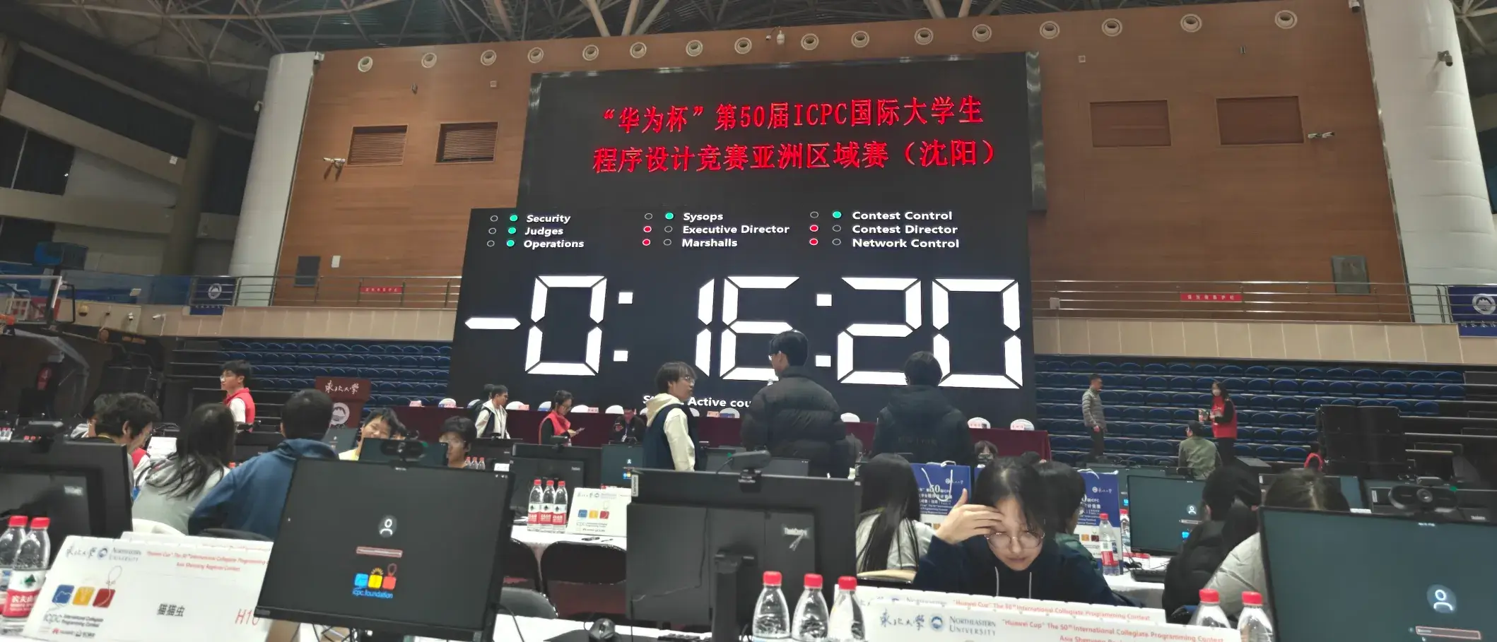 热身赛现场